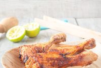 Lemon Gin Glazed Drumsticks