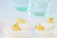 Velvet Avocado Deviled Eggs