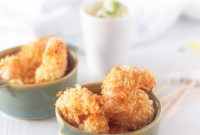 Crispy Air Fried Garlic Shrimp with Zesty Lemon Aioli