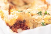 Comforting Beef, Potato and Spinach Bake