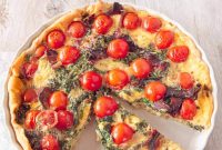 Farmhouse Kale Bacon Tomato Quiche