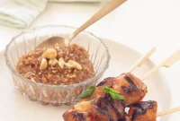 Savory Pork Satay with Rich Peanut Sauce
