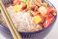 20-Minute Sticky Honey Soy Mango Chicken