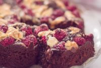 Rich Raspberry Fudge Brownie Cake