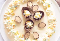 Effortless Holiday Eggnog Cheesecake