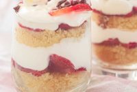 Strawberry Pound Cake Mini Trifles