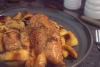 Rustic Norman Chicken with Apples and Cider