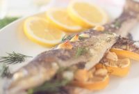Zesty Lemon Dill Baked Trout