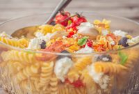 Ultimate Tomato Feta Pasta Salad with Bacon