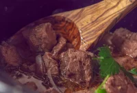 Fall-Apart Slow Cooker Garlic Steak Bites