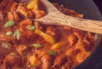 Şeftali Baharatlı 20 Dakika Tavuk Pilavı Sürprizi