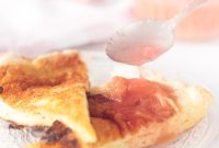 Cloud-Like Sweet Soufflé Omelette with Tart Rhubarb Compote