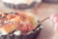 Meringue-Crowned Rhubarb Delight