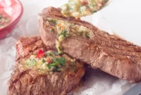 Authentic Argentinian Steak with Zesty Chimichurri