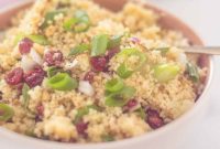 Zesty Cranberry Couscous Salad