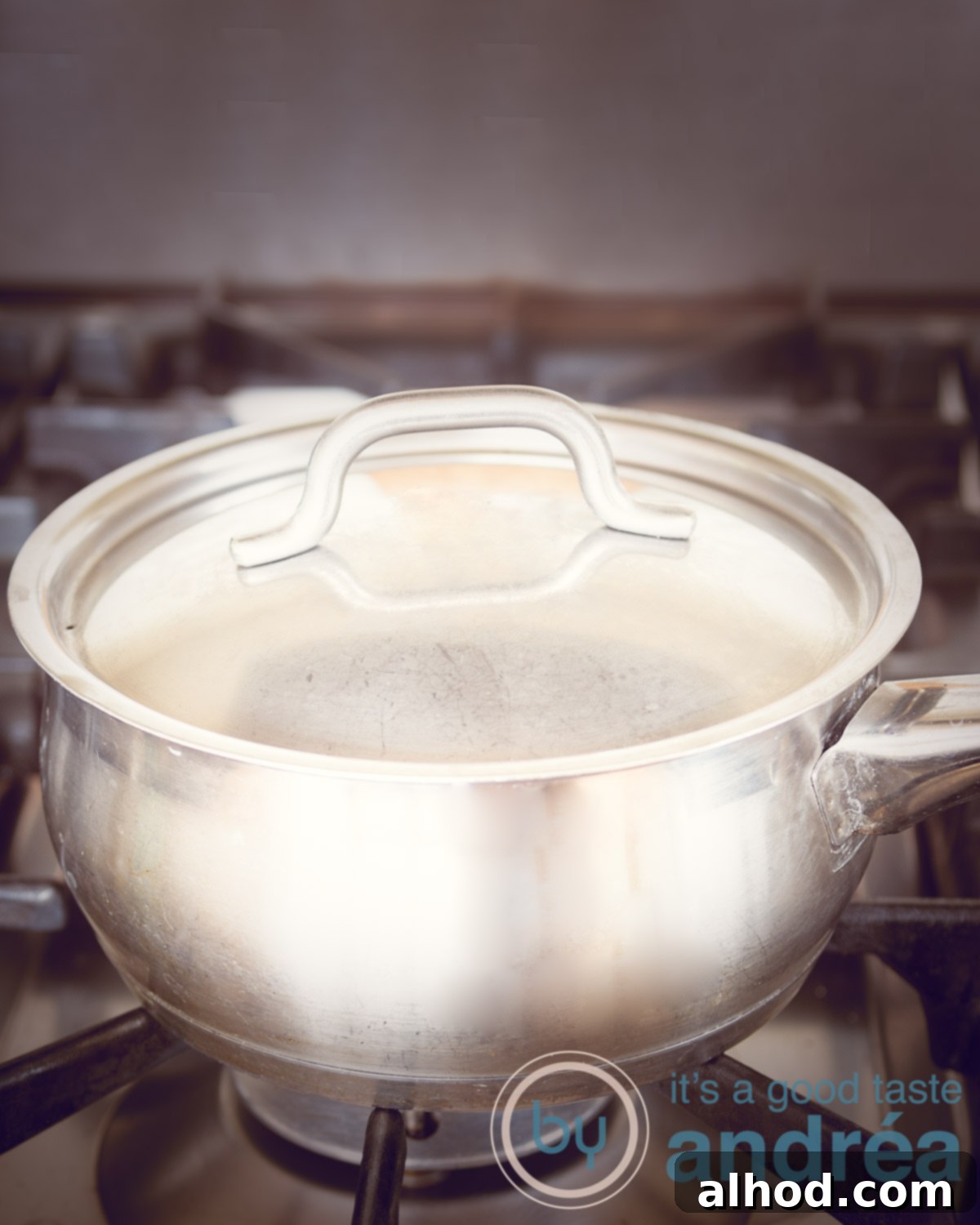 Mastering Hard and Soft Boiled Eggs 4 How to cook the perfect hard-boiled egg, showing a pan with a lid on