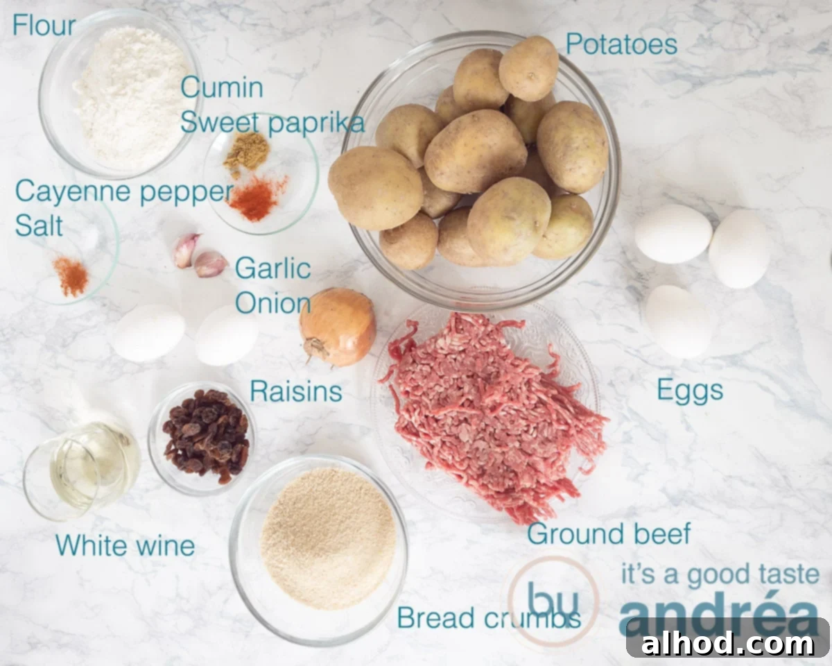 Homemade Beef Papa Rellena 3 Ingredients for Papas Rellenas