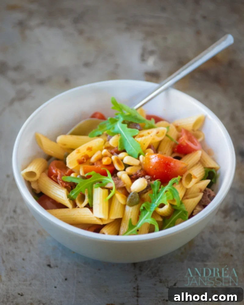 Smoky Mackerel & Tangy Tomato Penne 3 Penne with smoked mackerel and tomato tapenade