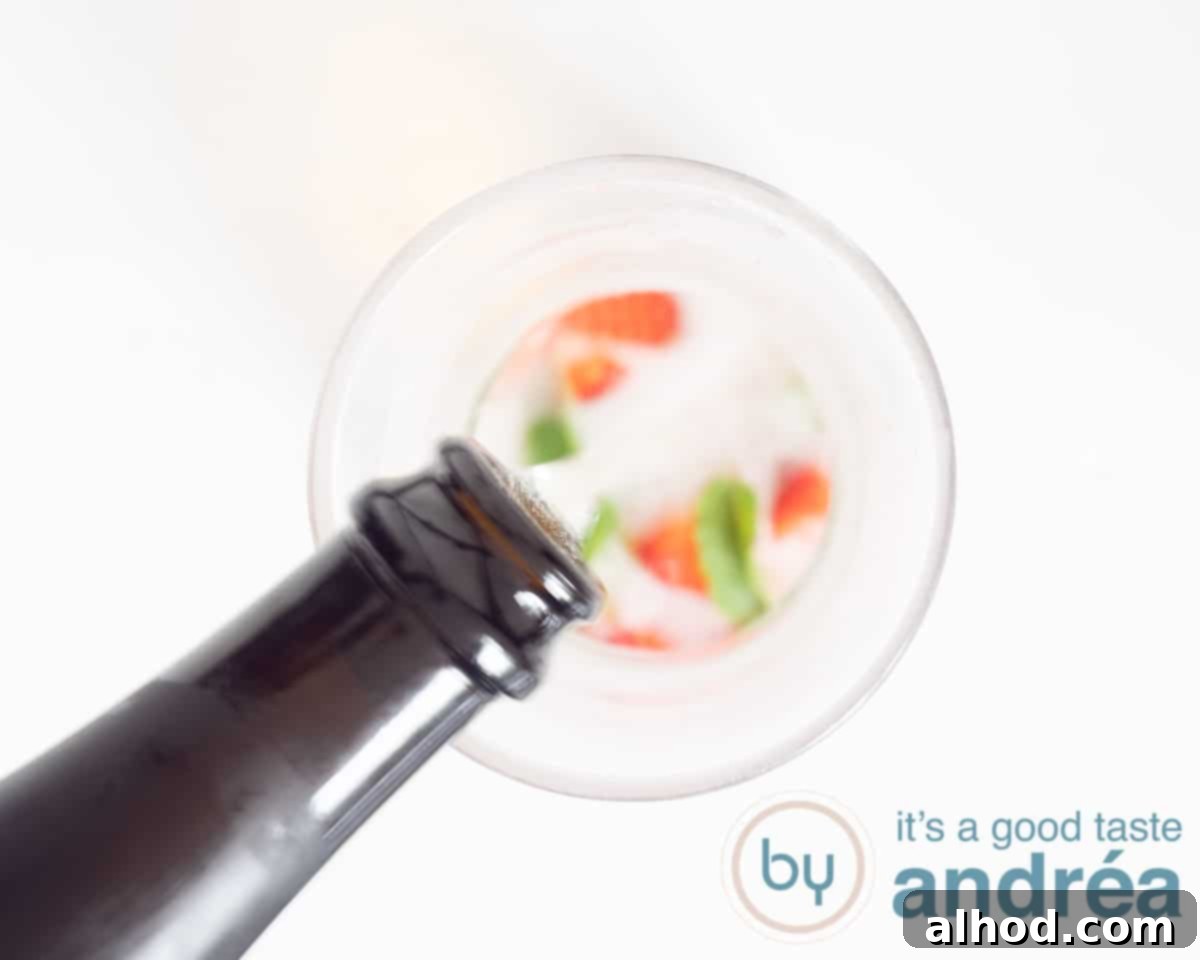 Sangria's Secret Ingredient: Licor 43 7 Fill the jar with Prosecco wine