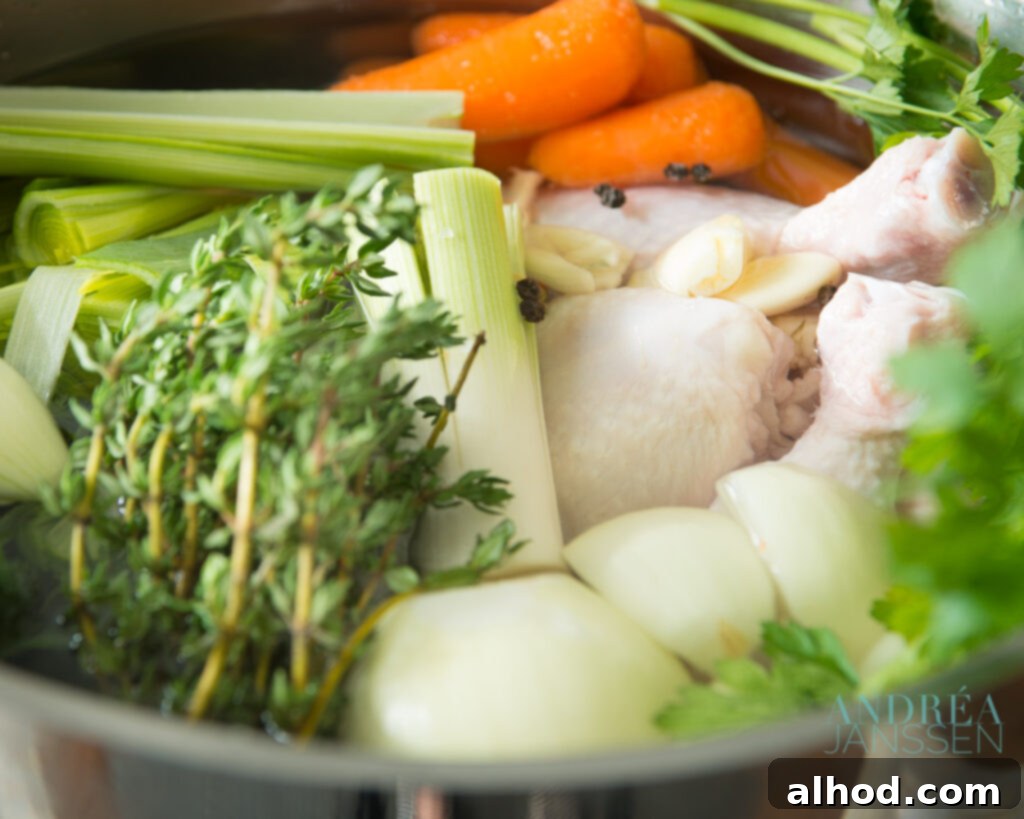 veggies in a souppan