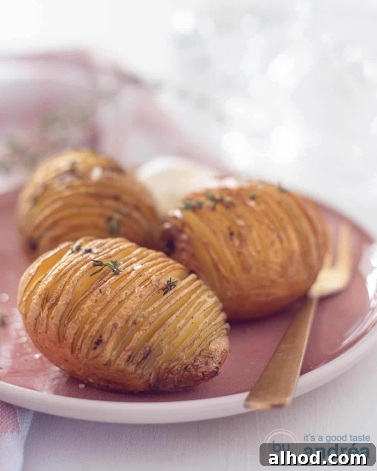 Accordion Baked Potatoes 3 Hasselback potatoes