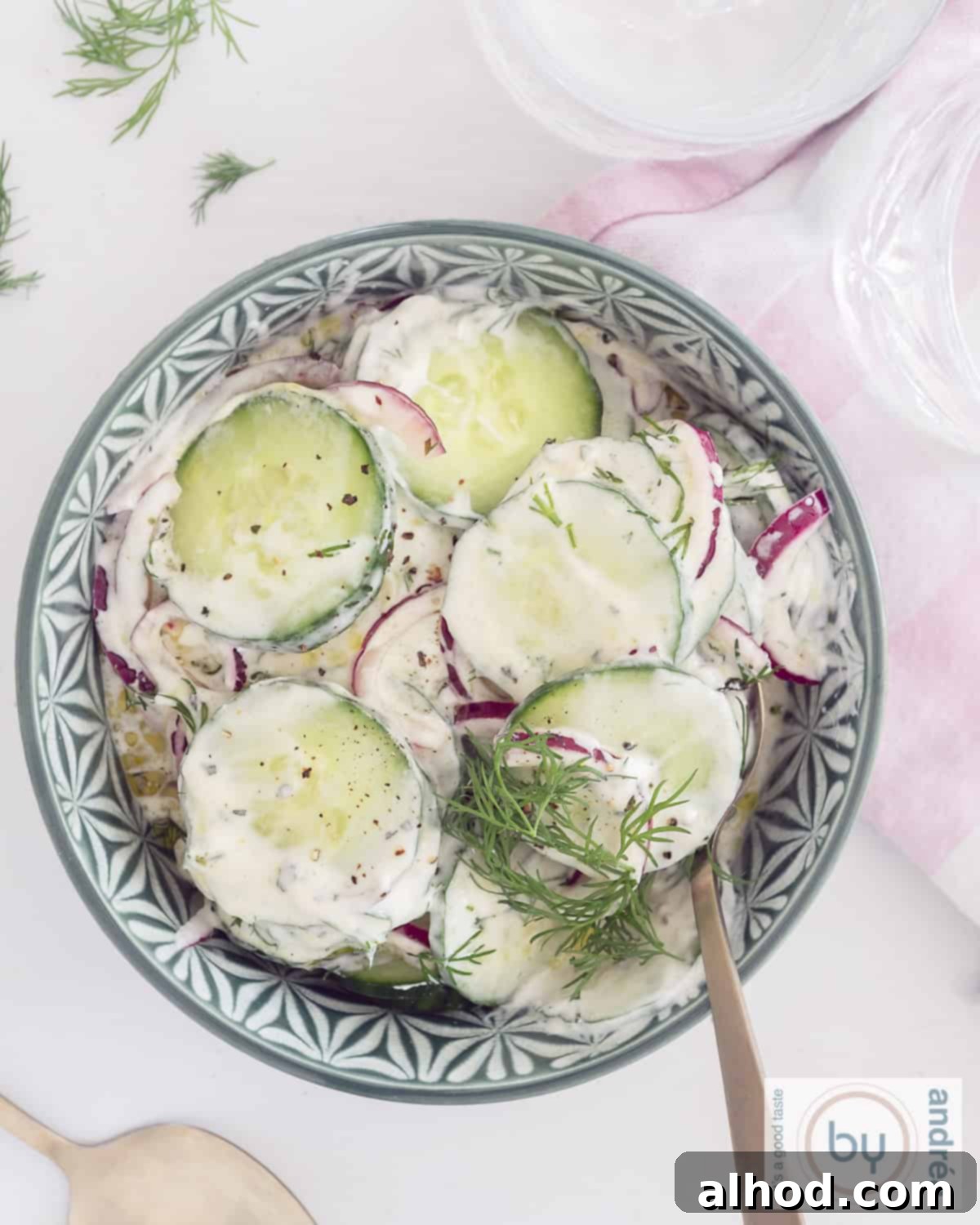 Refreshing Cucumber Dill Yogurt Salad 1 Refreshing Greek Cucumber Dill Yogurt Salad for a Mediterranean Meal