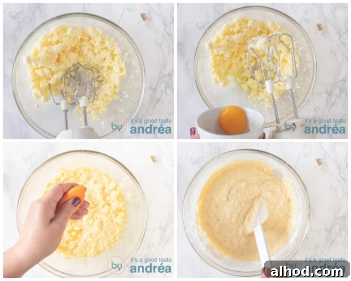 Moist Tangerine Yogurt Pound Cake 5 Prepare the batter for the tangerine cake