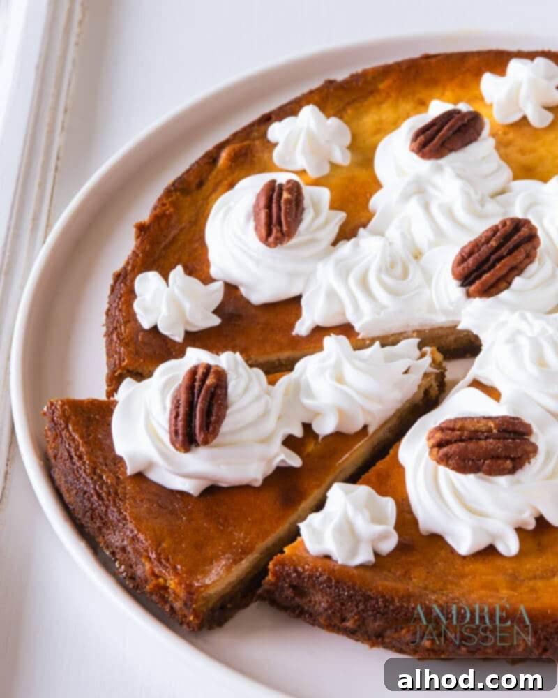 Spiced Pumpkin Cheesecake 2 Delightful Pumpkin Cheesecake for Thanksgiving