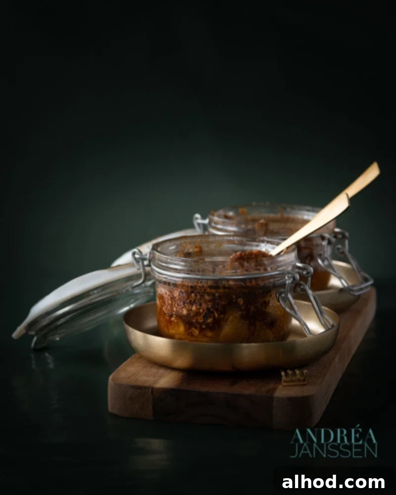 Cozy Apple Crumble Jars 3 appel kruimeltaart in een potje