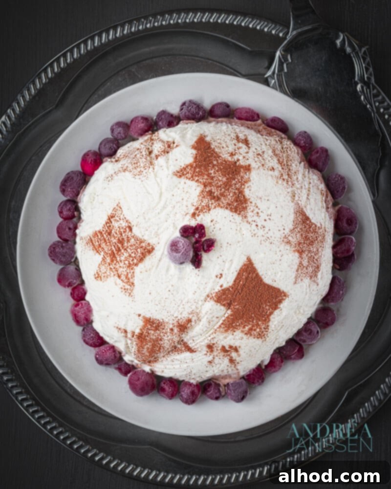 Kerst ijs bombe - Christmas ice cream bombe