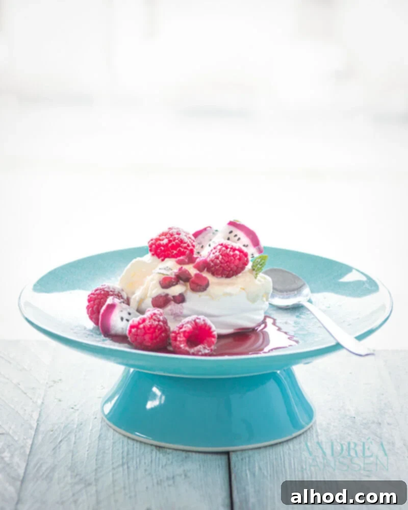pavlova met rood fruit