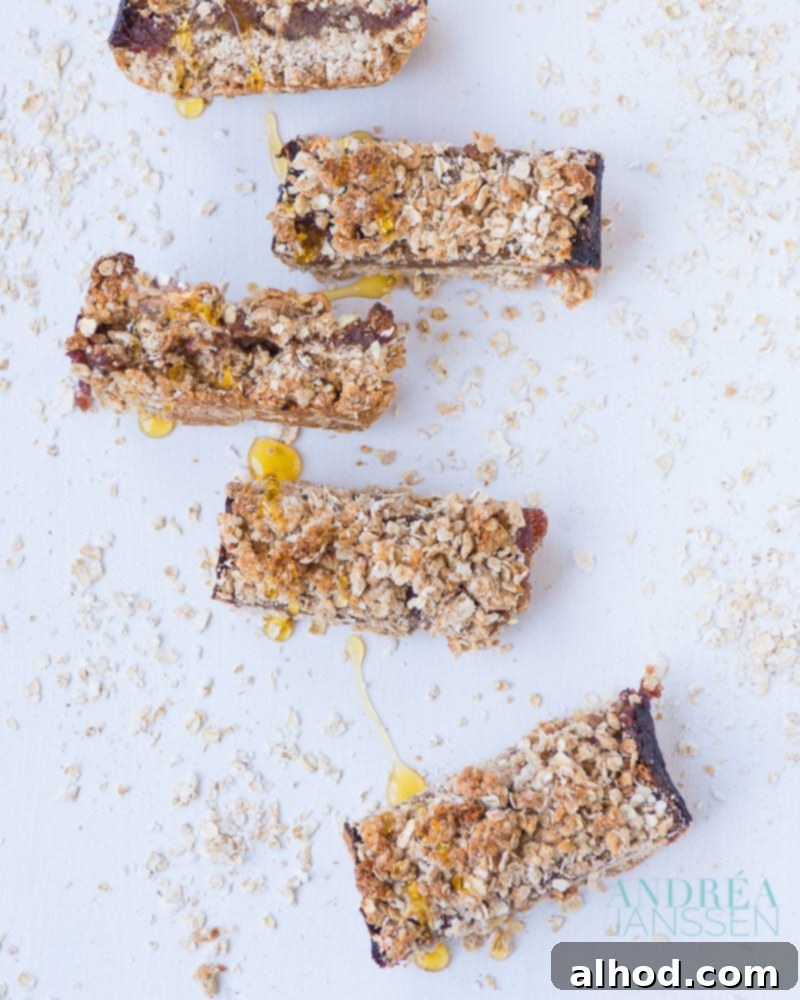 Homemade Lemon Date Bars with oatmeal and whole wheat flour, a healthy energy snack