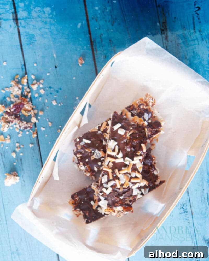 Irresistible Chocolate Granola Bars 3 chocolade muesli repen