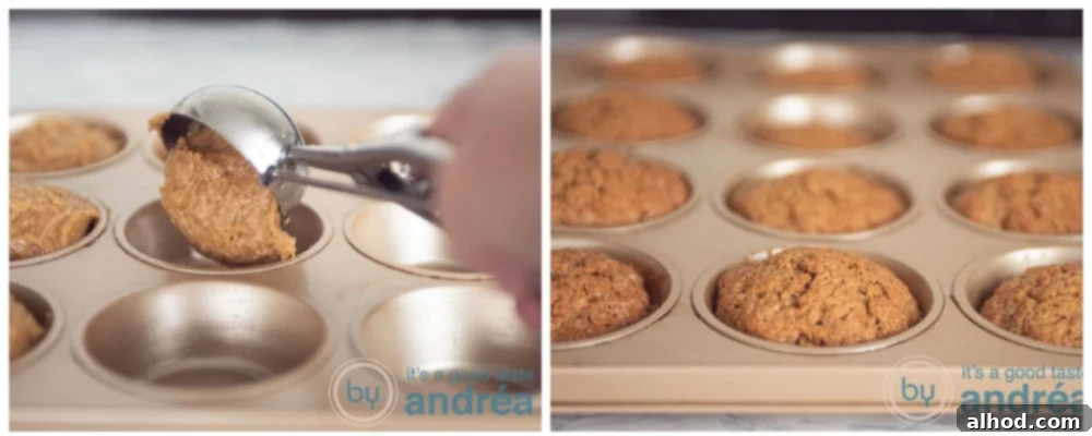 Espresso Muffins Recipe 7 Put the batter in the tin and bake in the oven.