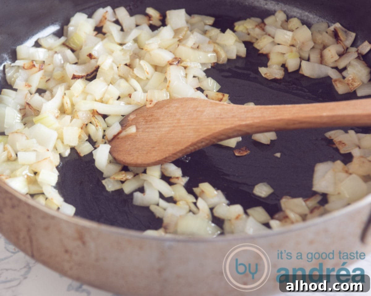 Belgian Beef Stew 5 bake the onion in a pan