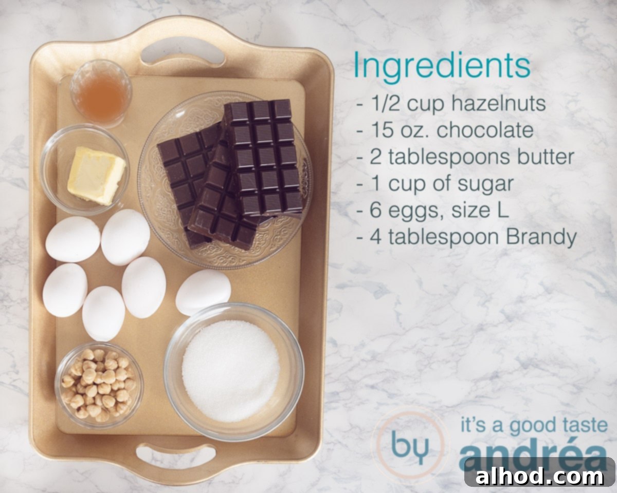 Dreamy Chocolate Mousse (No Cream Needed) 3 Ingredients dark chocolate mousse with hazelnuts and brandy