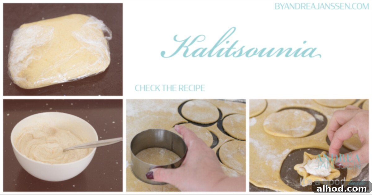 Kalitsounia Easter cookies from Crete