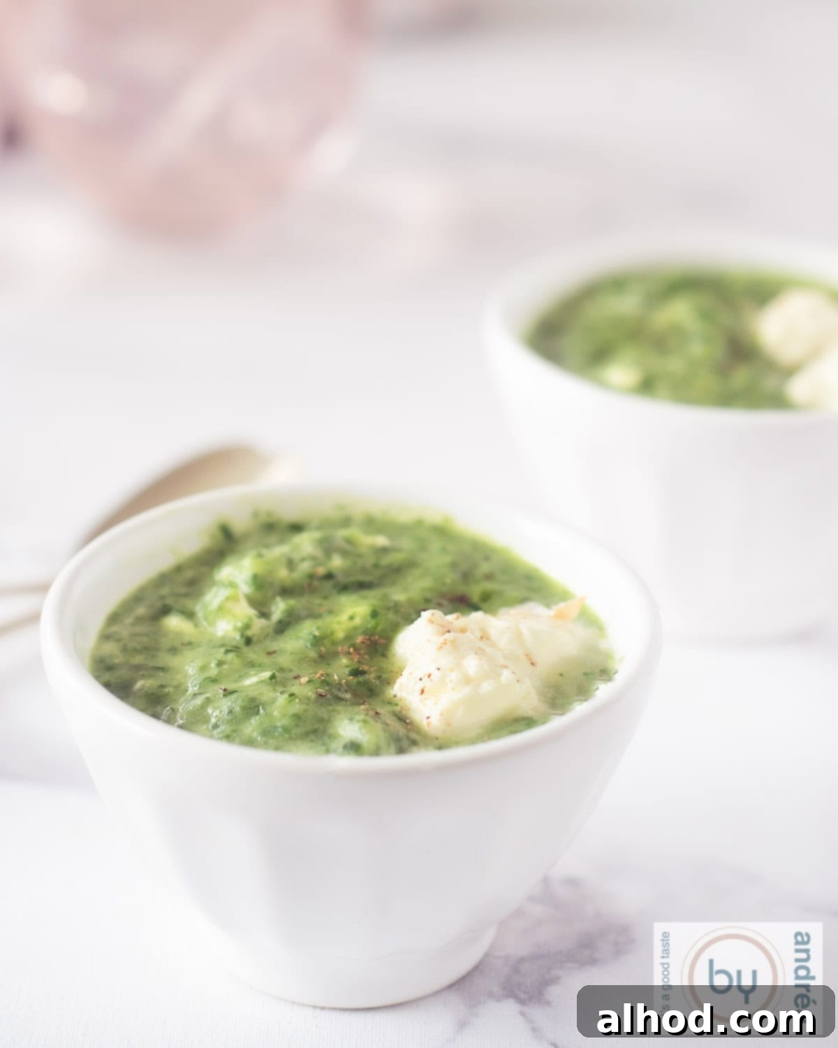 Spinazie rucola soep