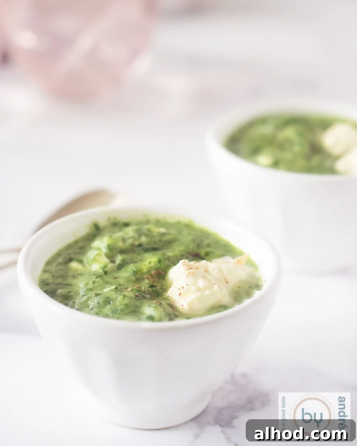Peppery Arugula Spinach Soup 3 Spinazie rucola soep