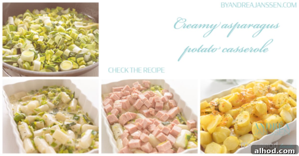 creamy asparagus potato casserole