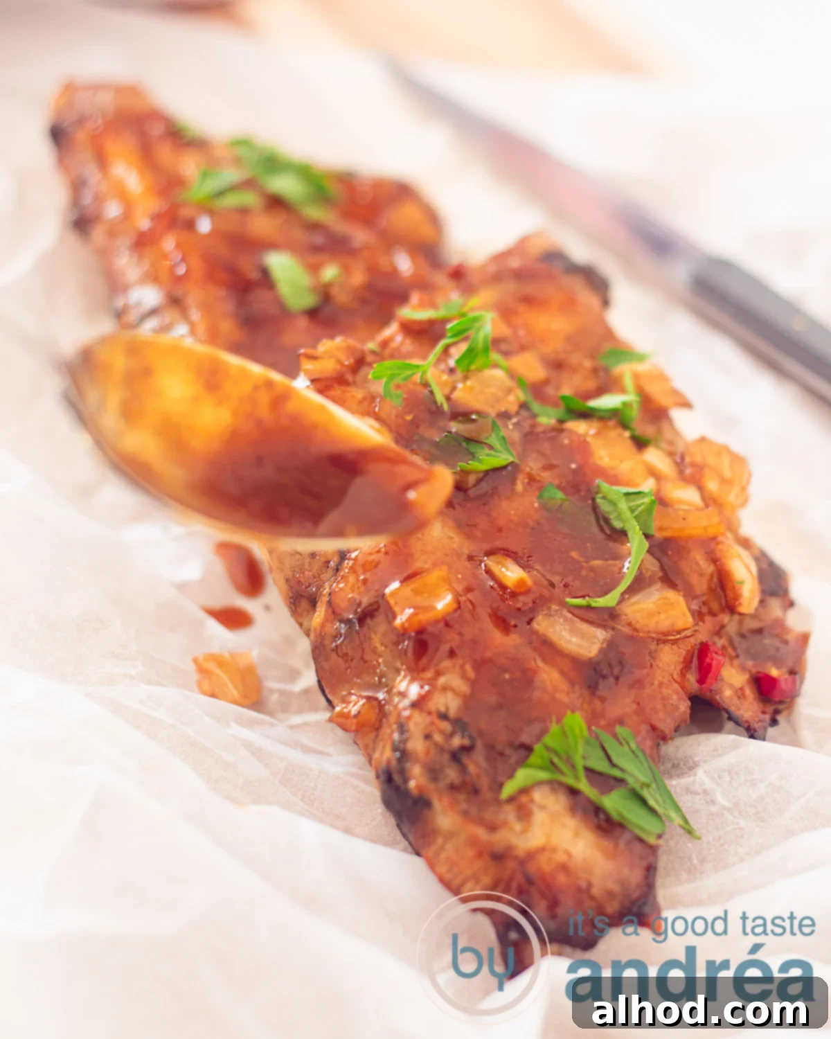 Fall-Off-The-Bone Slow Cooker BBQ Spareribs 1 Zoete spareribs