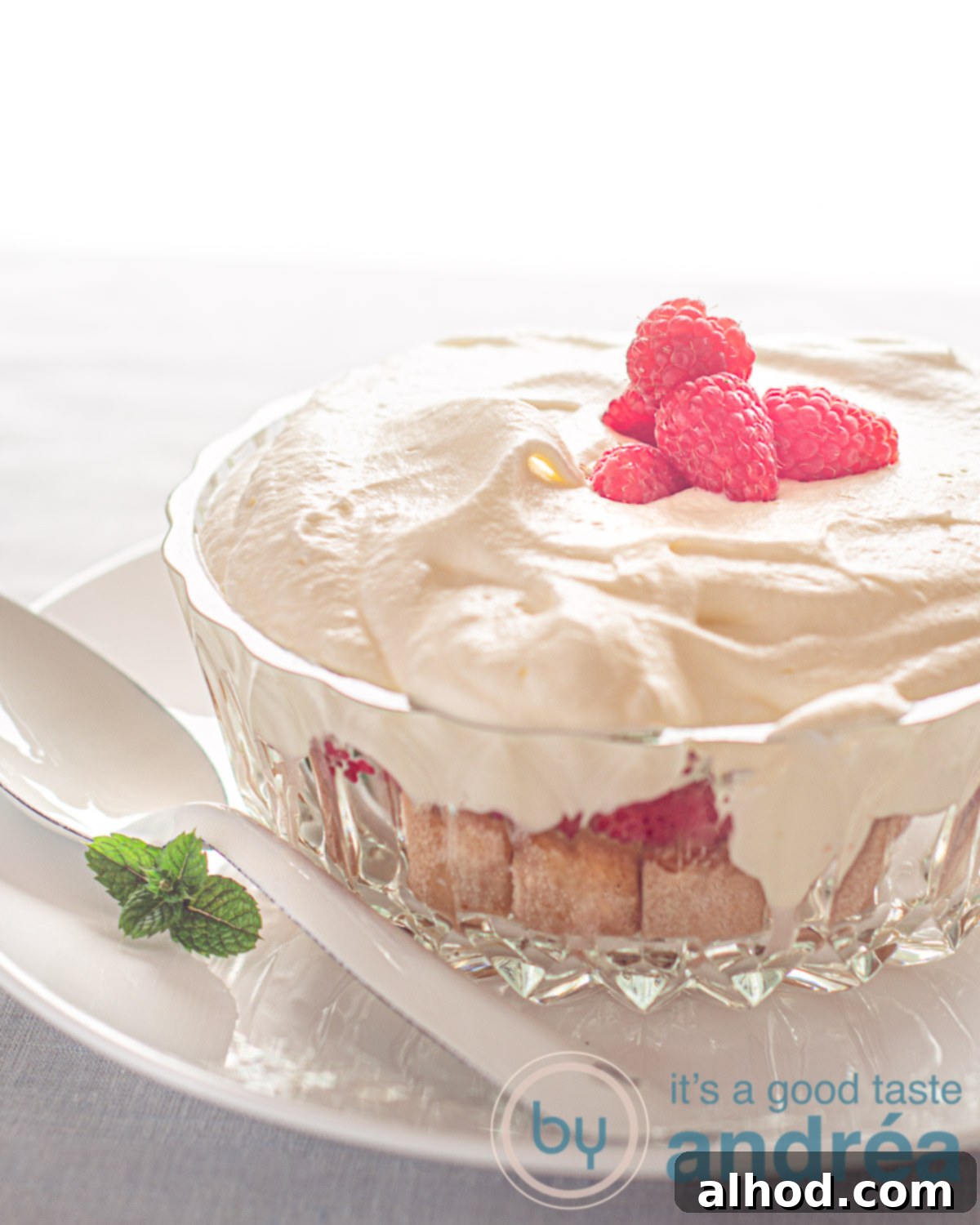 Raspberry trifle