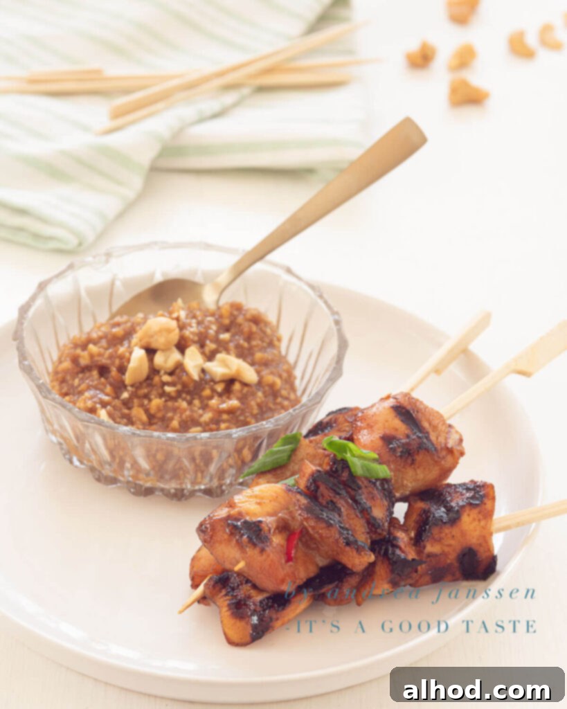 Grilled Pork Satay with Peanut Sauce 2 Grilled pork tenderloin satay with peanut sauce
