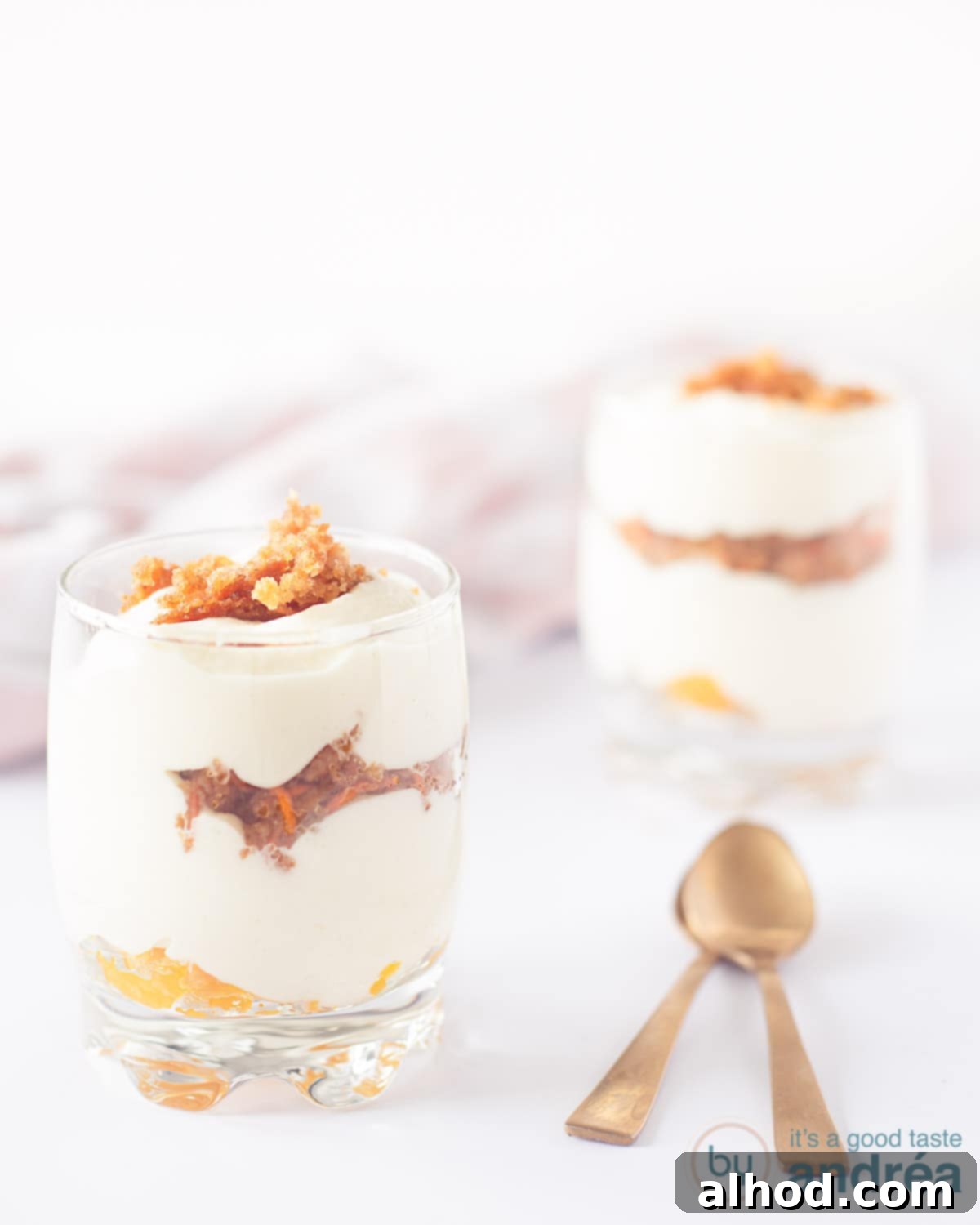 Four Divine Carrot Cake Masterpieces 6 Wortelcake parfait - carrot cake parfait