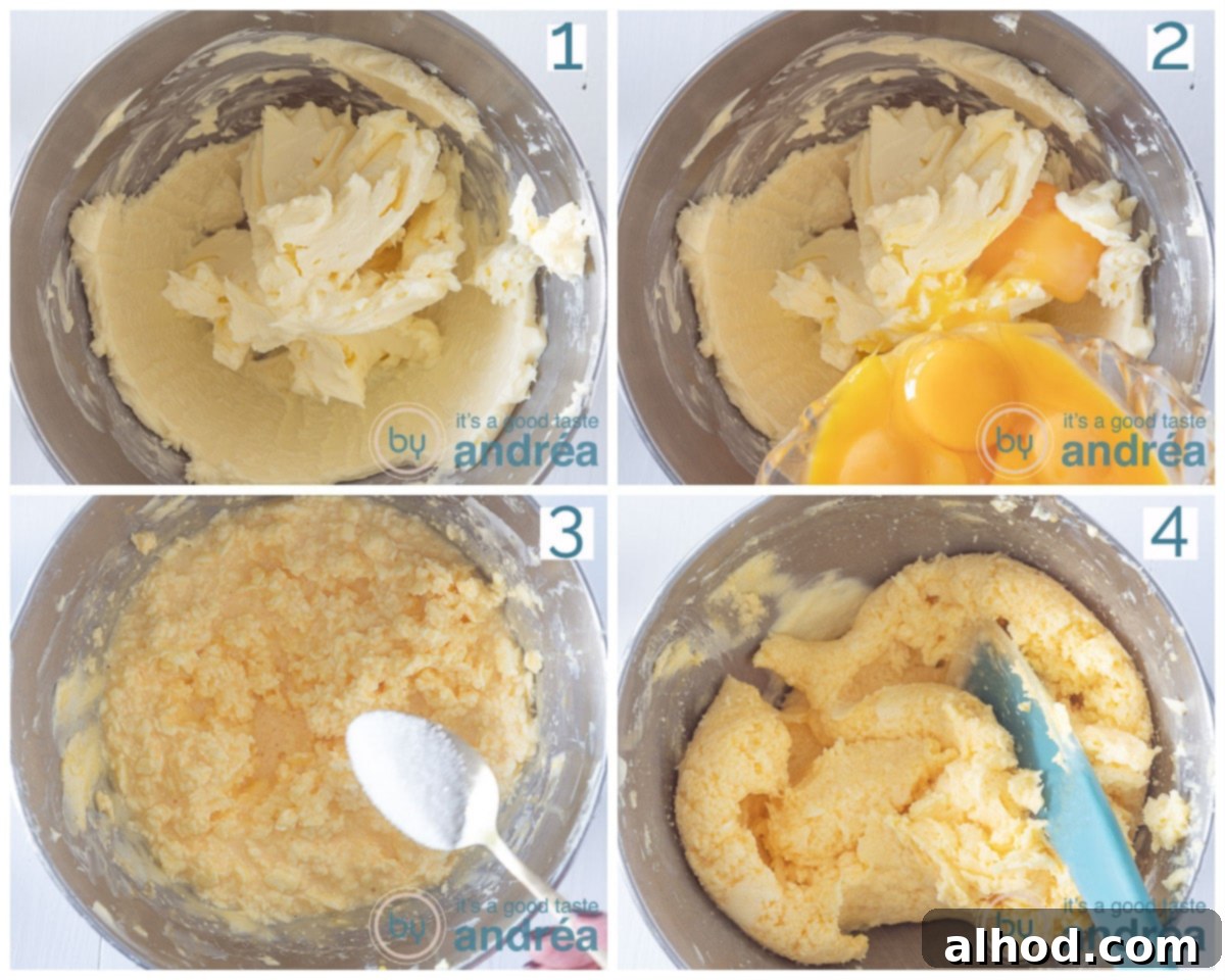 Lapis Legit Thousand Layer Cake 4 Bowl with beaten butter, eggs are added to bowl and a teaspoon of sugar. Come 4 everything is mixed