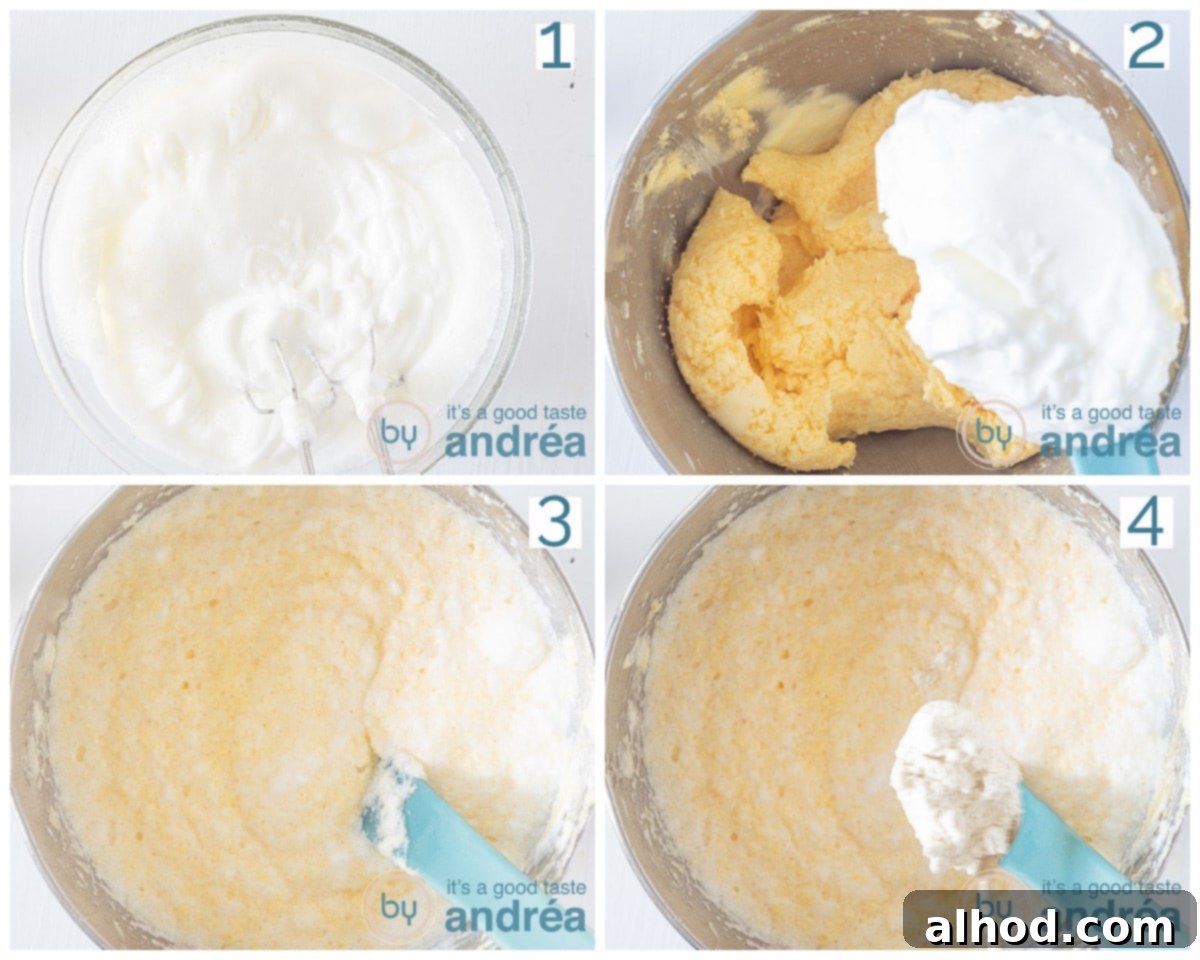 Lapis Legit Thousand Layer Cake 5 Come with stiffly beaten egg whites. Beaten egg whites in batter, flour added to batter