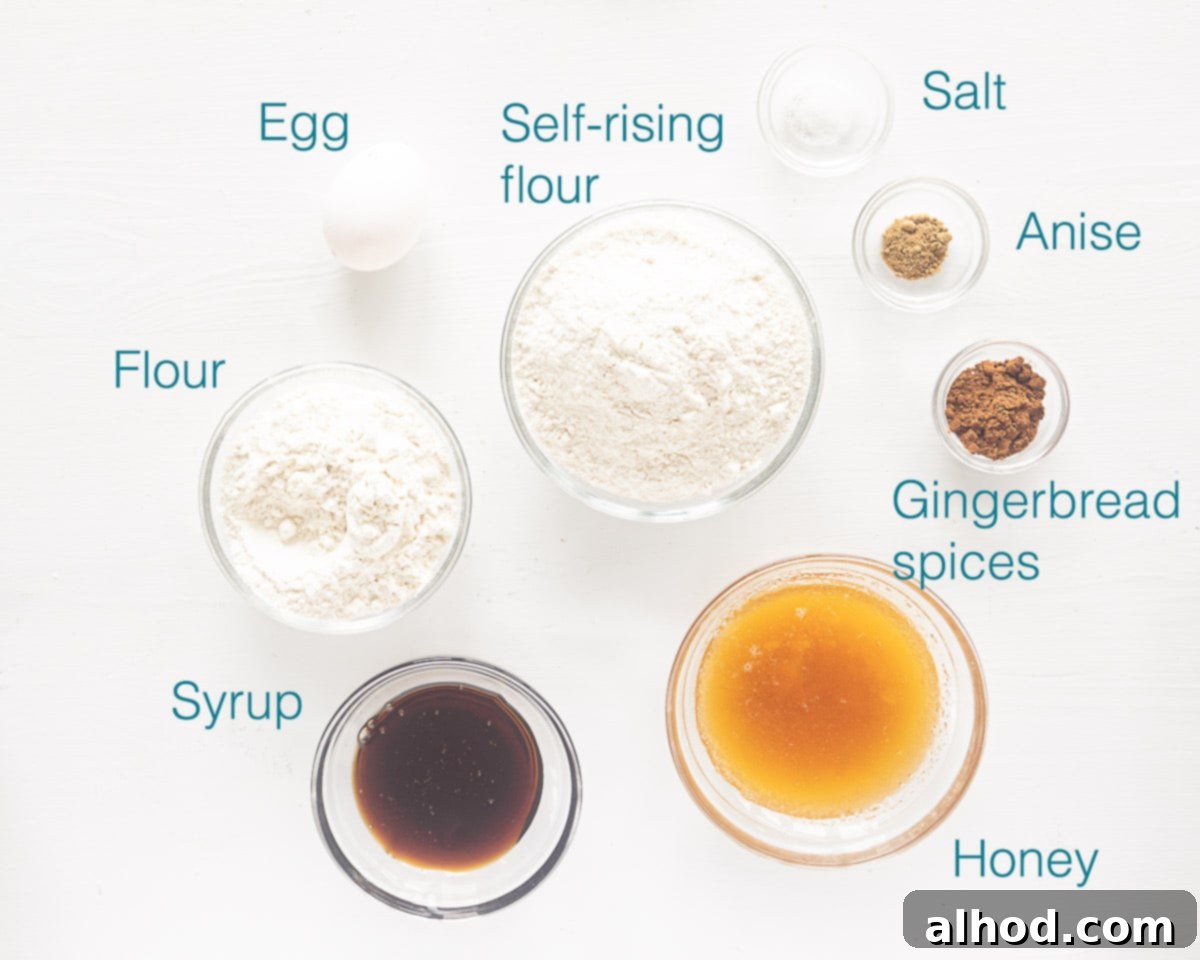 Dutch Pepernoten: Spiced Cookie Delights 3 Ingredients Real Dutch Pepernoten individually labelled on a white background