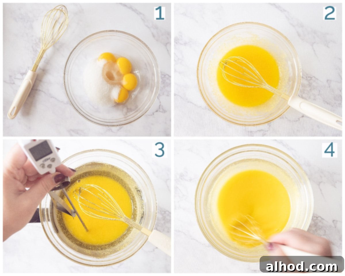 Advocaat Holland's Velvety Egg Liqueur 4 4 collage photo preparation Advocaat (Dutch Eggnog)