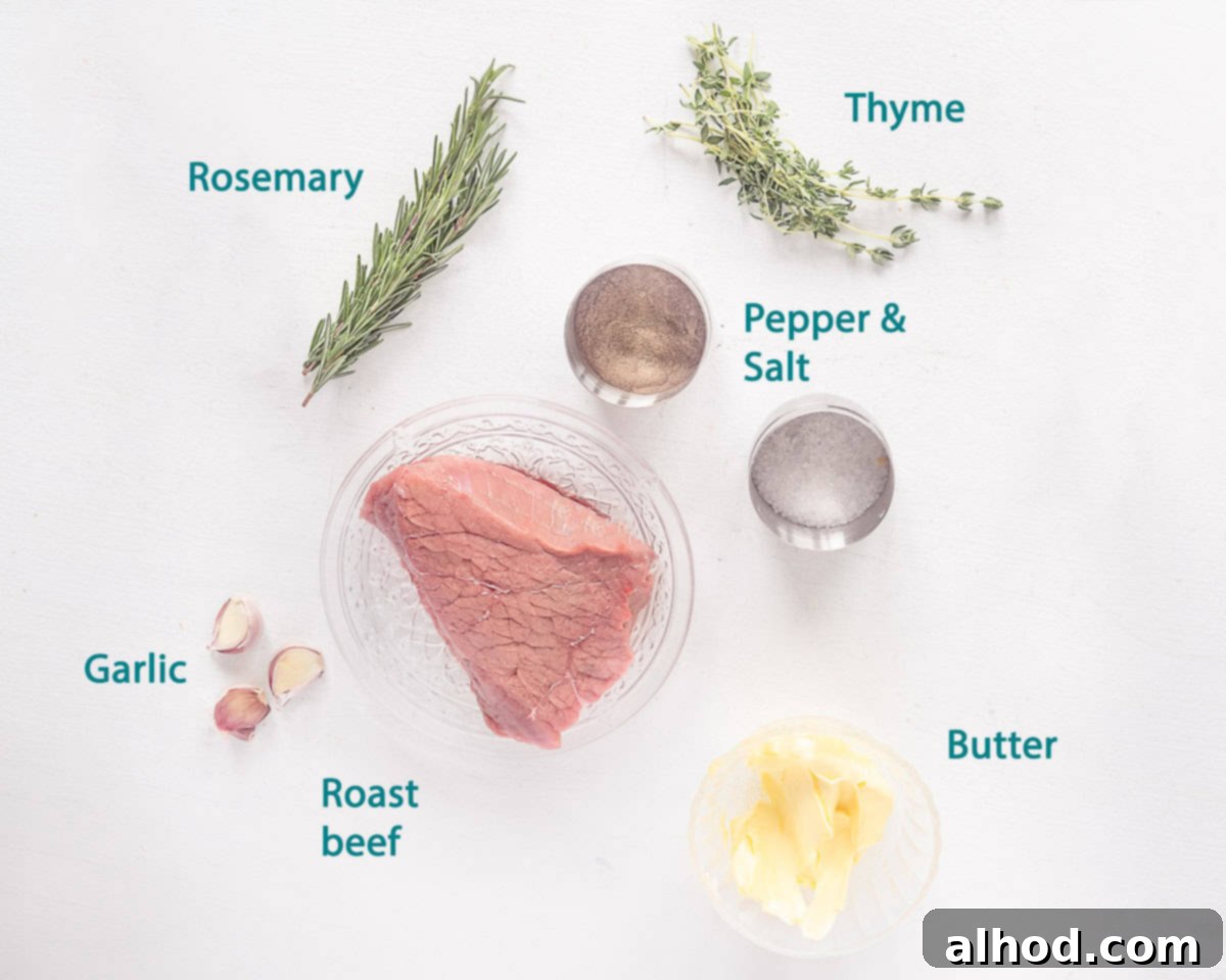 Succulent Roast Beef with Aromatic Herb Garlic Butter 3 img 208550 2