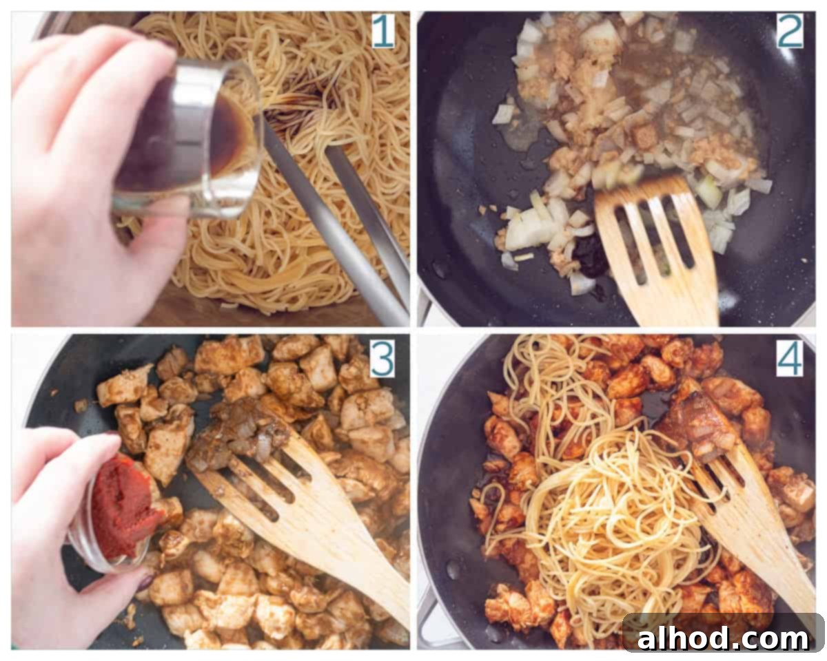 Whip Up Delicious Surinamese Bami Fast 4 4 collage photo Quick Surinamese Bami Recipe You'll Love